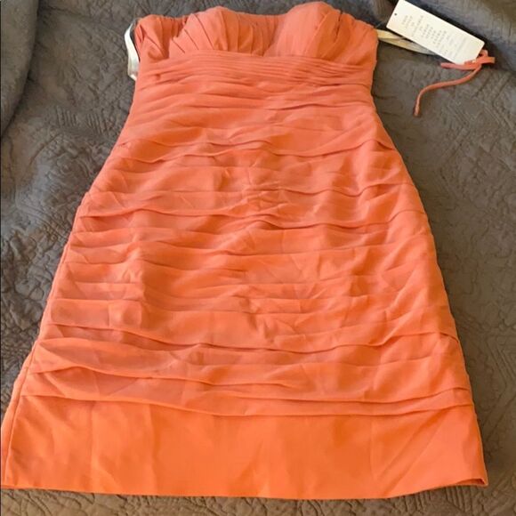 Bill Levkoff Brand New Strapless Dress Feminine Party Event Formal Wedding Guest - Picture 11 of 15